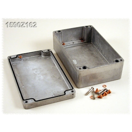 Hammond Screws Electrical Enclosures, 10.24 in H, 3.53 in D, 6.3 in W 1590Z162